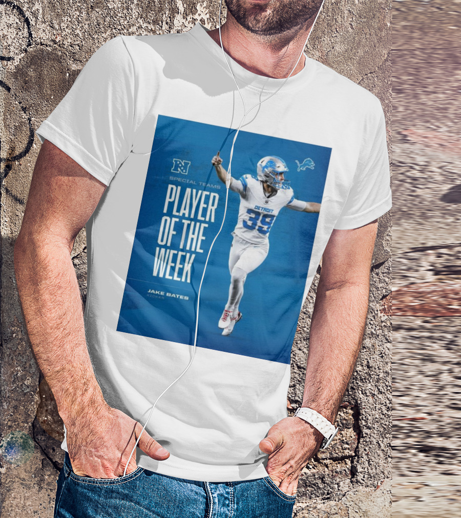 Jake Bates Detroit Lions Special Teams Player Of The Week T-Shirt