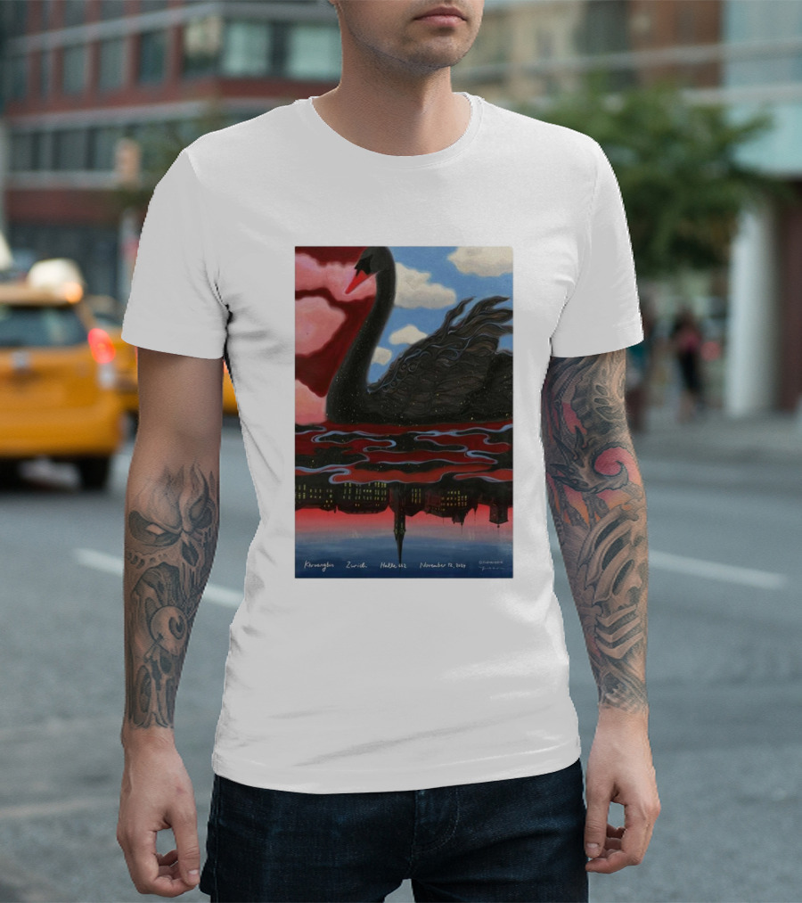 Khruangbin Zurich November 12 2024 Black Swan Concert T-Shirt