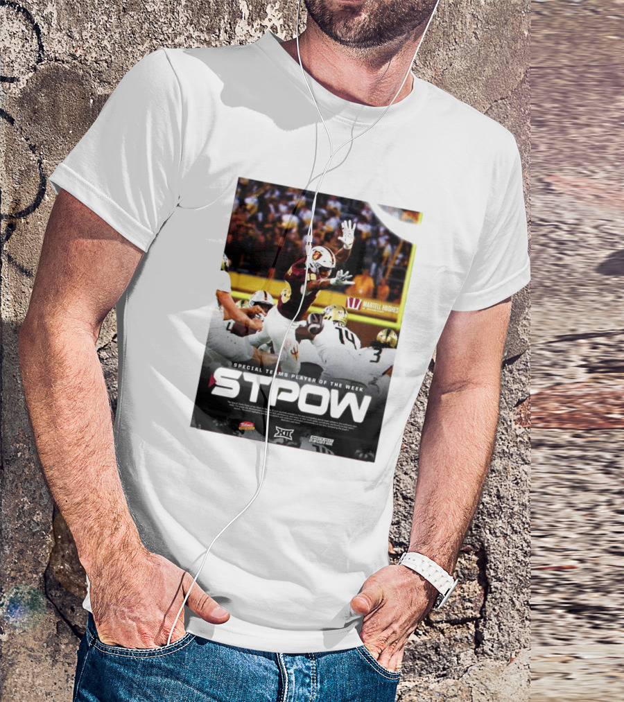 STPOW Martell Hughes Arizona State Sun Devils Special Teams Player Of The Week T-Shirt