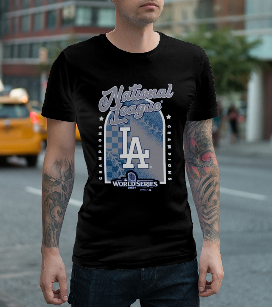 Los Angeles Dodgers 2024 National League Champions World Series T-Shirt