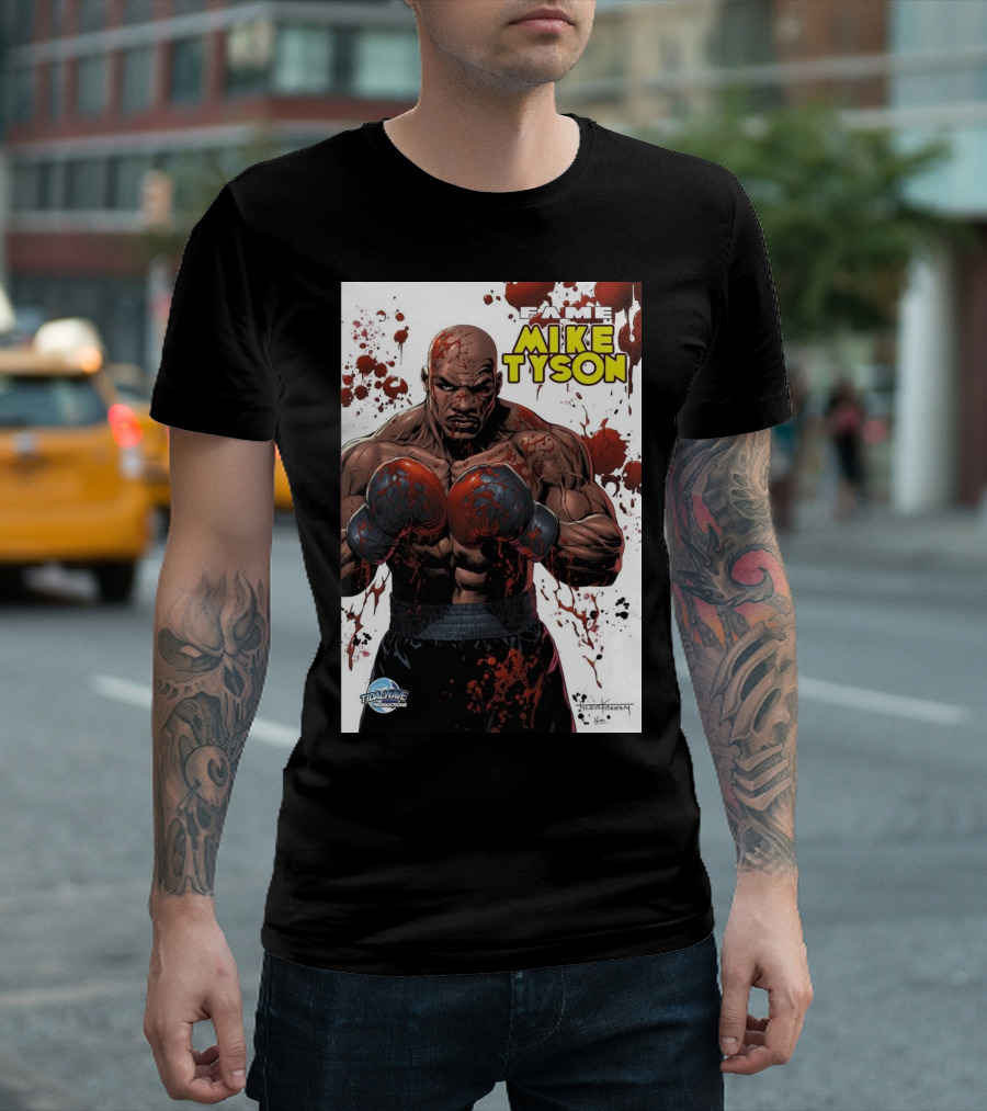 Fame Mike Tyson Battle Damage TidalWave Comics Edition T-Shirt