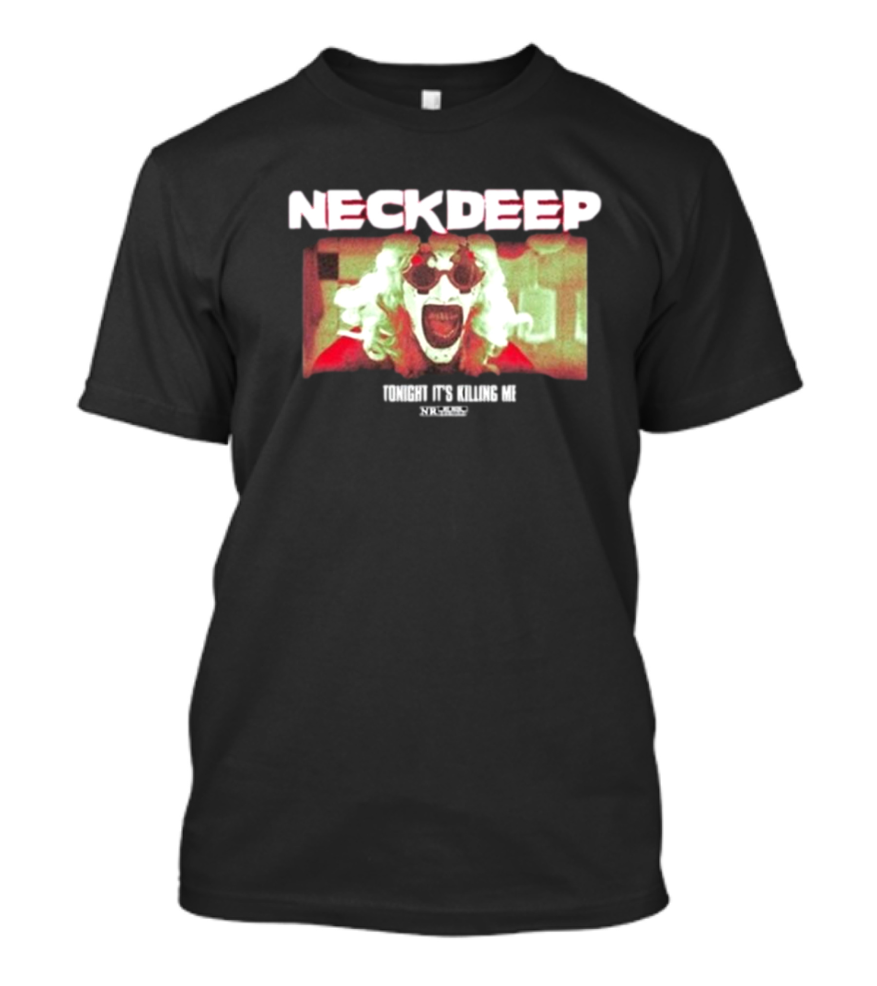 Neck Deep The Horrifier Tonight It’s Killing Me Clown Image T-Shirt