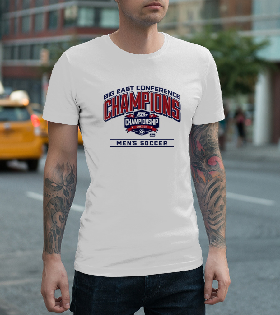 Big East Conference Champions 2024 Men's Soccer Championship Soccer Jeep T-Shirt
