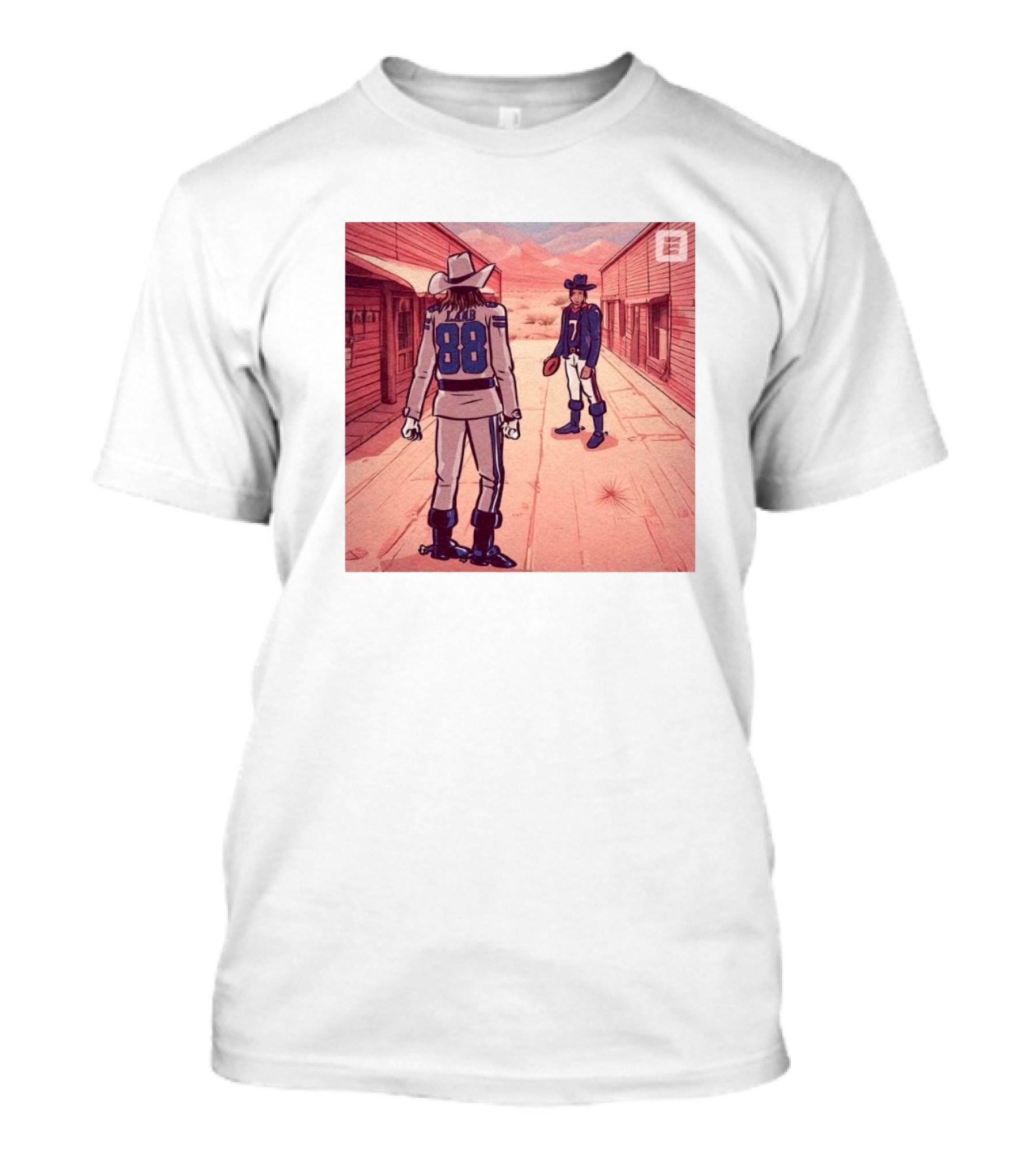 Houston Texans Vs. Dallas Cowboys Western Showdown NFL Showdown T-Shirt