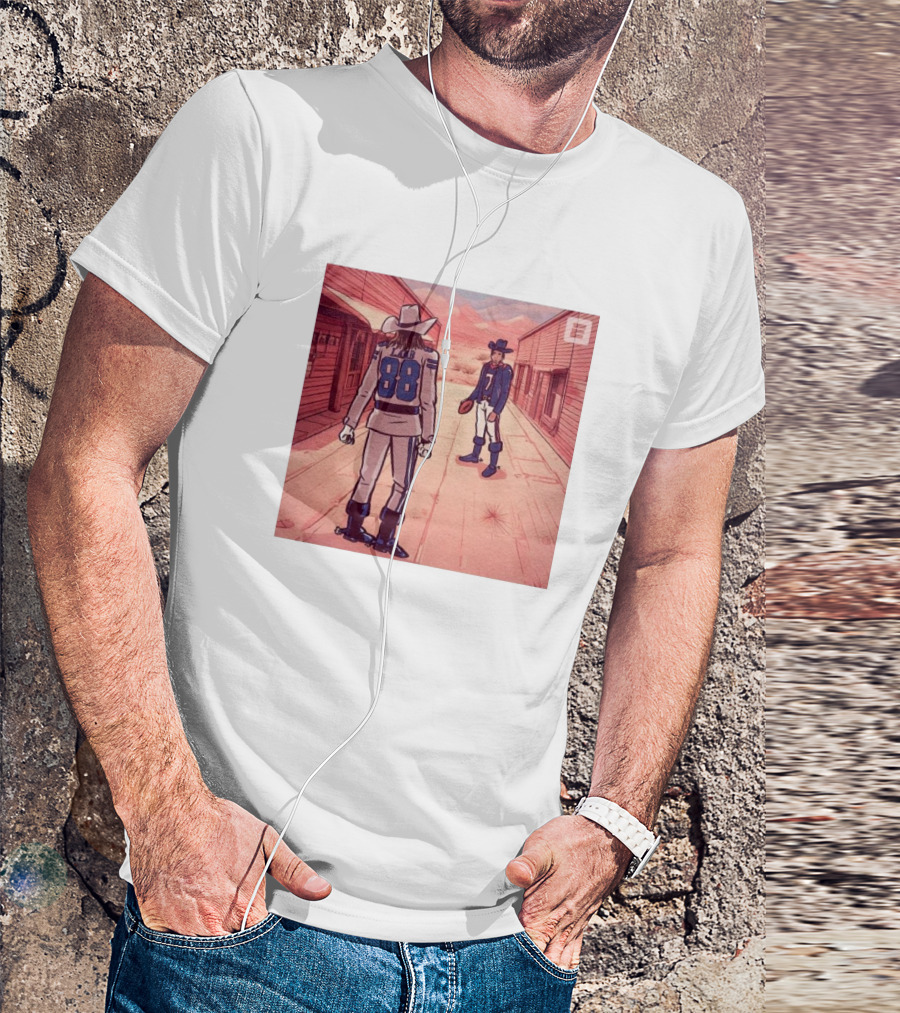 Houston Texans Vs. Dallas Cowboys Western Showdown NFL Showdown T-Shirt