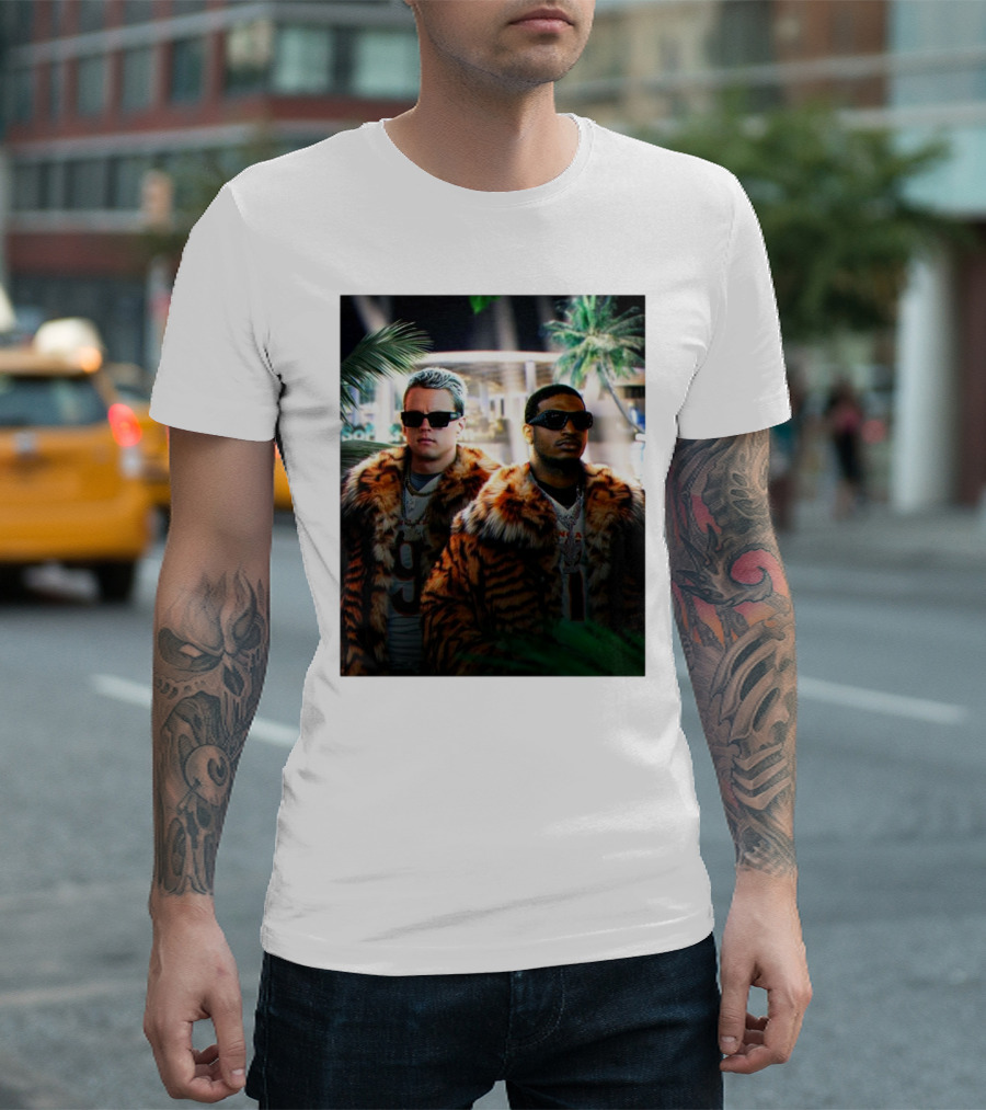 Cincinnati Bengals Joe Burrow Deebo Samuel Stylish Sunday Night Football Fashion T-Shirt