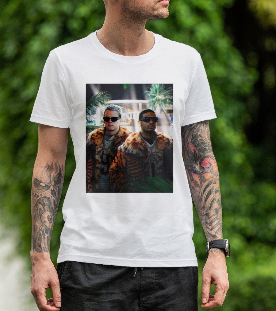 Cincinnati Bengals Joe Burrow Deebo Samuel Stylish Sunday Night Football Fashion T-Shirt