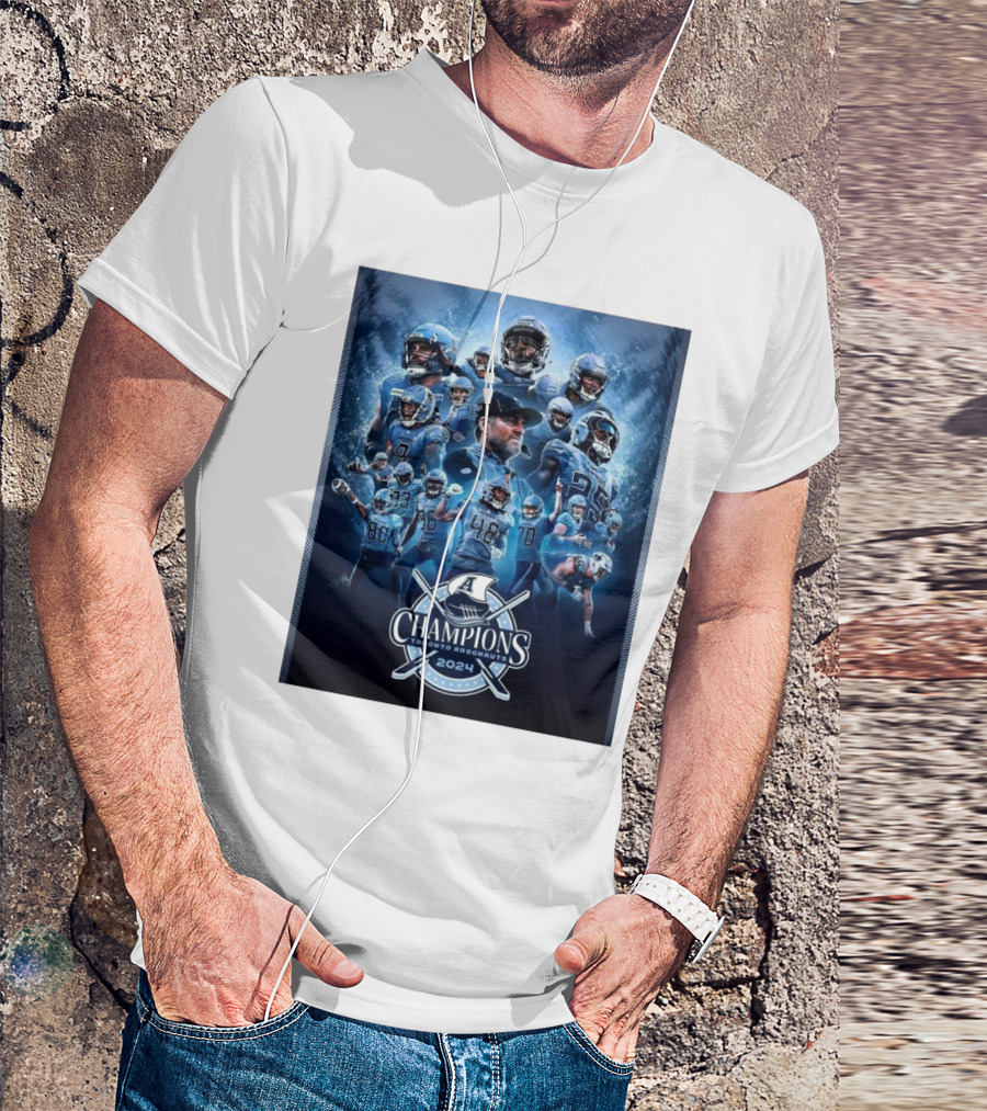 Champions Toronto Argonauts 2024 Football Grey Cup T-Shirt