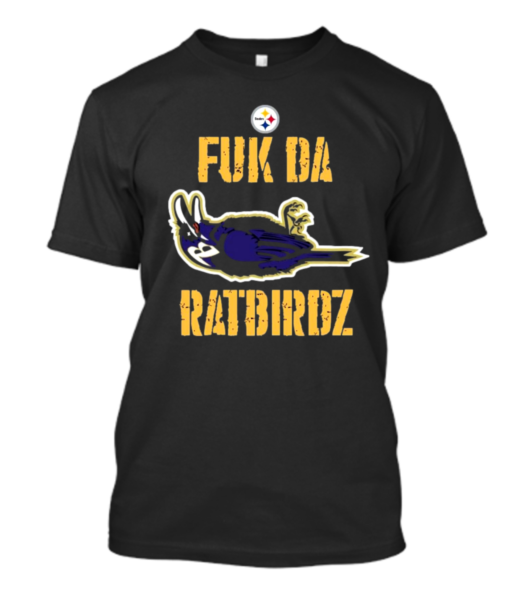 Pittsburgh Steelers NFL Rivalry Fuk Da Ratbirdz T-Shirt