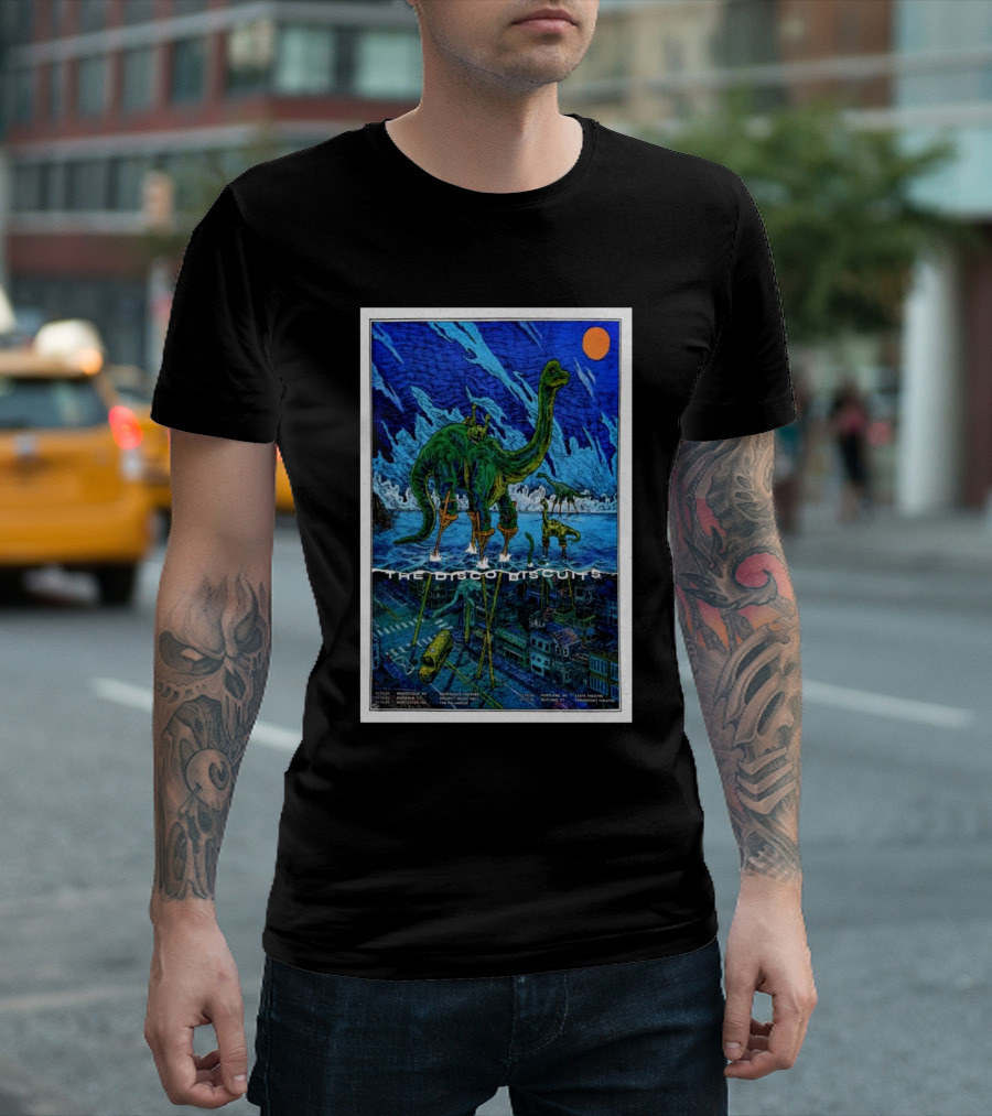 UFC 309 Jon Bones Jones Vs Stipe Miocic World Heavyweight Championship The Disco Biscuits New York Skeleton T-Shirt