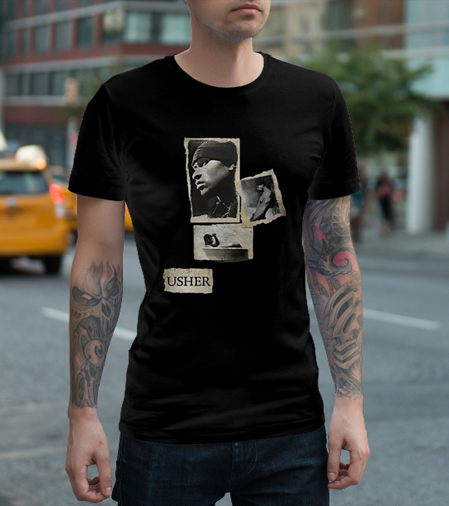 Usher Raymond IV Confessions Album Collage T-Shirt