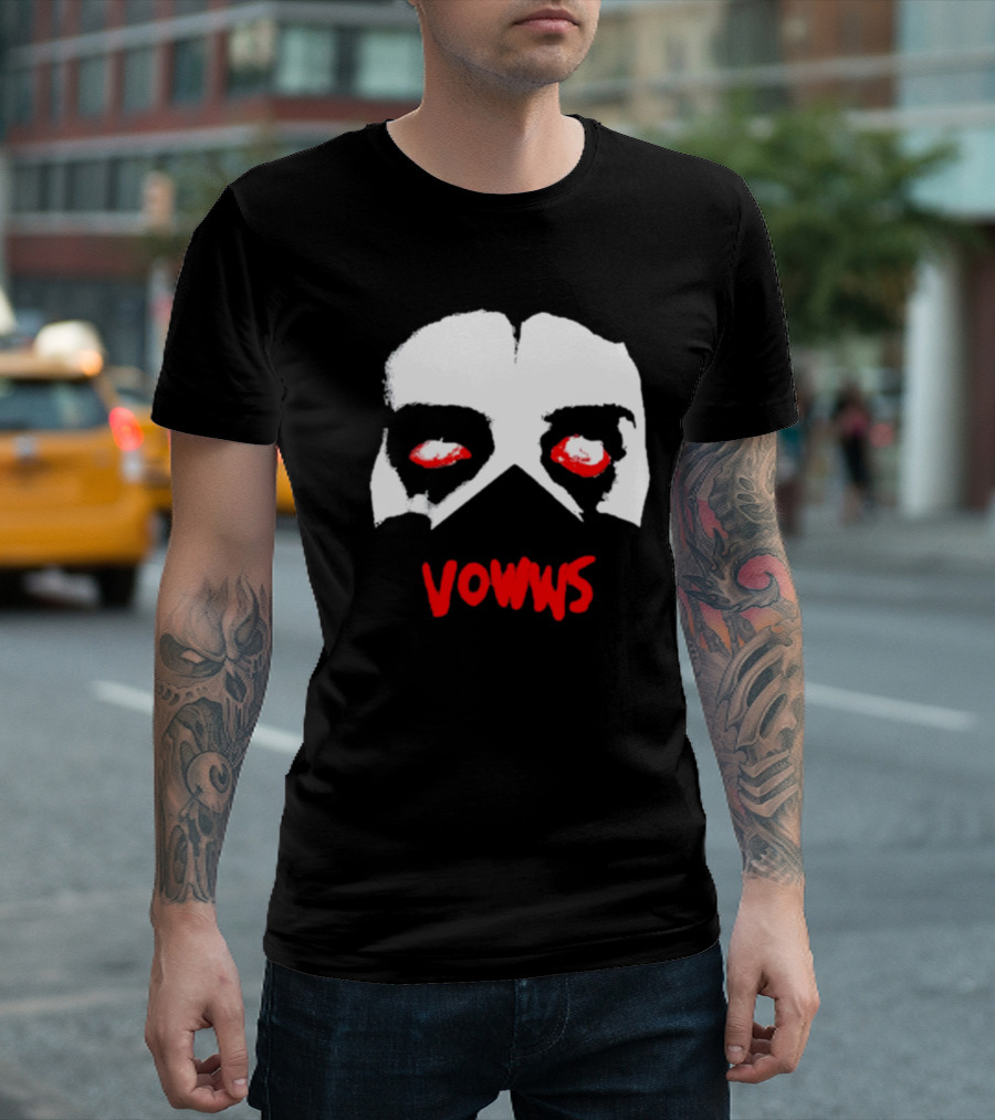 Vowwsband Vowws Hollow Face Red Eyes T-Shirt