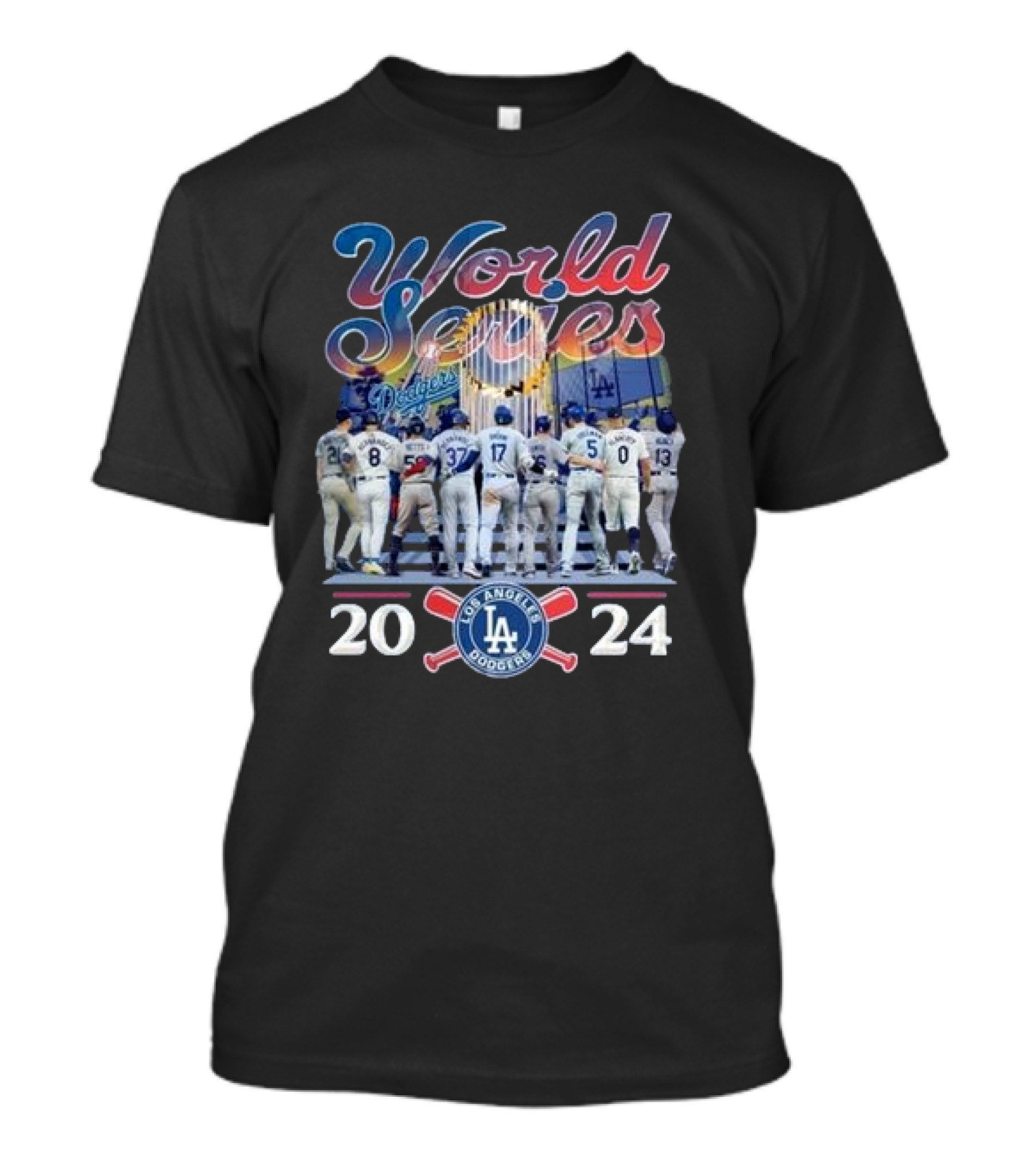 World Series 2024 Champions Los Angeles Dodgers Team T-Shirt