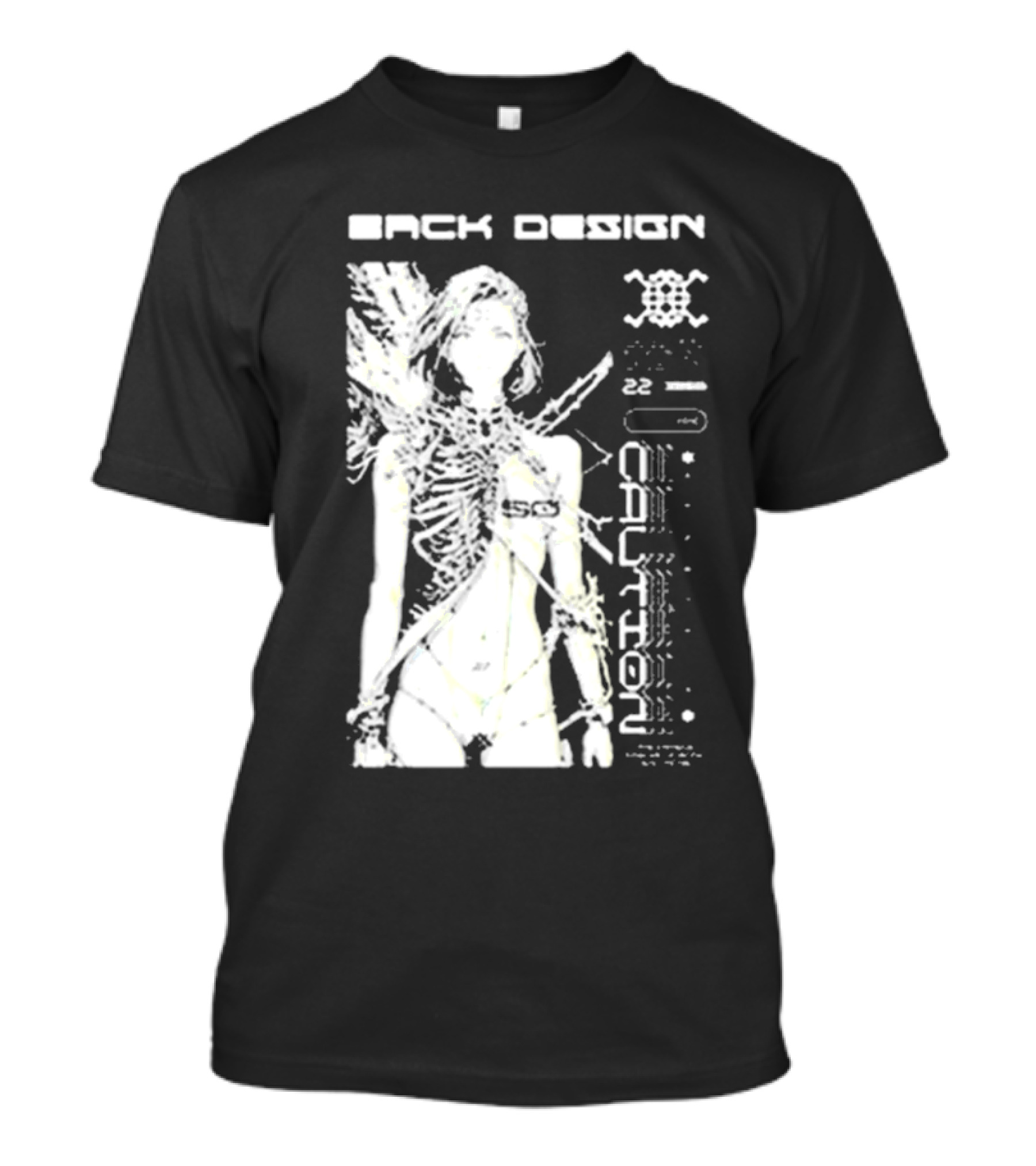 Xenotrip Ethereal Sonata Back Design Caution 22 T-Shirt