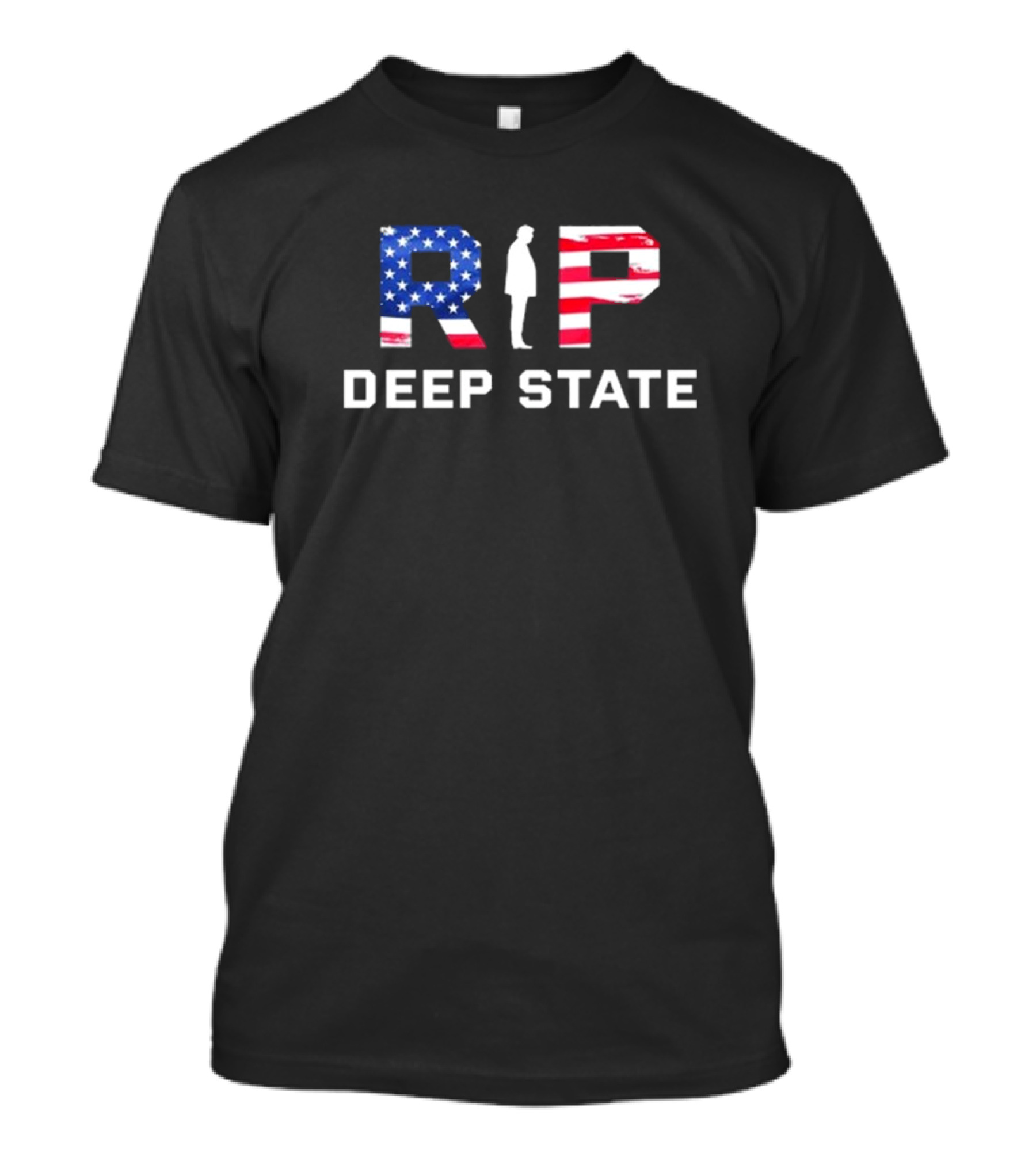 RIP Deep State American Flag T-Shirt