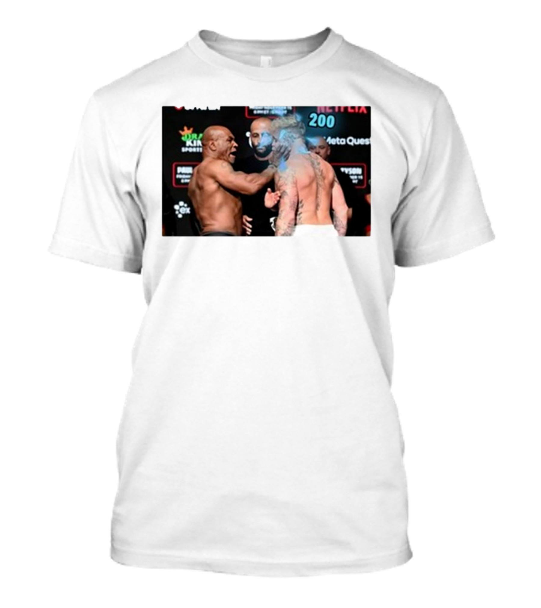 Bruhtees Mike Tyson Press 200 Meta Sports Netflix T-Shirt