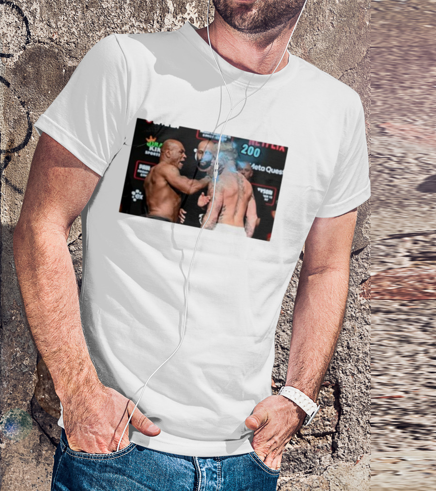 Bruhtees Mike Tyson Press 200 Meta Sports Netflix T-Shirt
