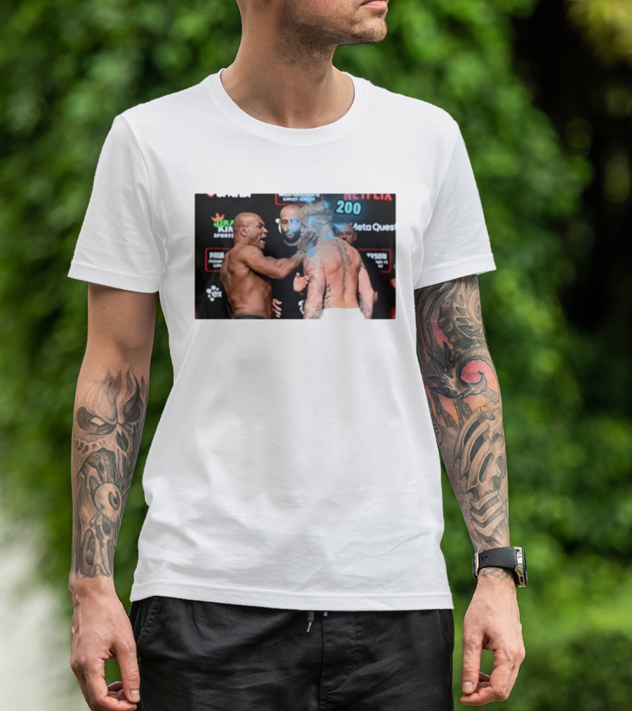 Bruhtees Mike Tyson Press 200 Meta Sports Netflix T-Shirt