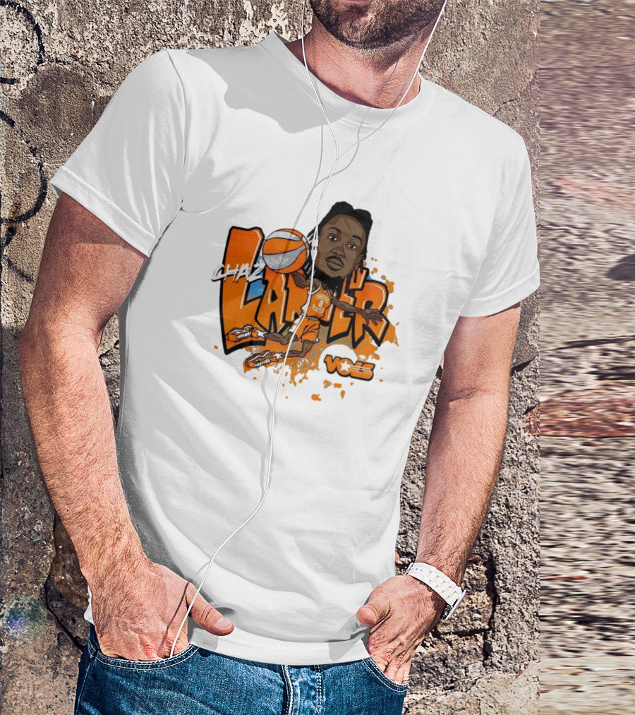 Chaz Lanier Tennessee Vols Basketball Caricature NCAA Volunteers T-Shirt