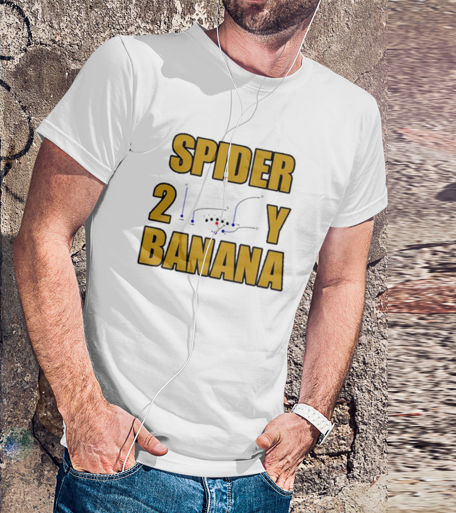 Spider 2Y Banana Football Play Diagram Jon Gruden T-Shirt