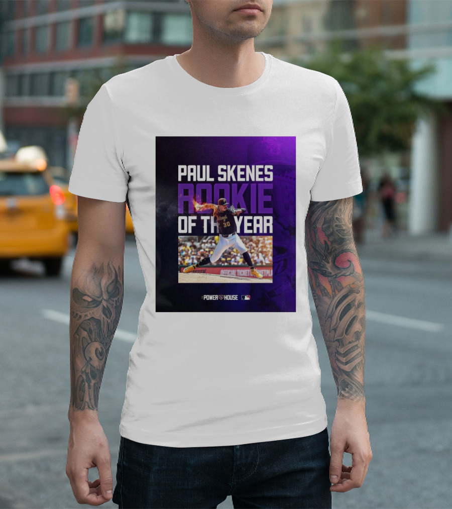Paul Skenes Rookie Of The Year Power House MLB T-Shirt