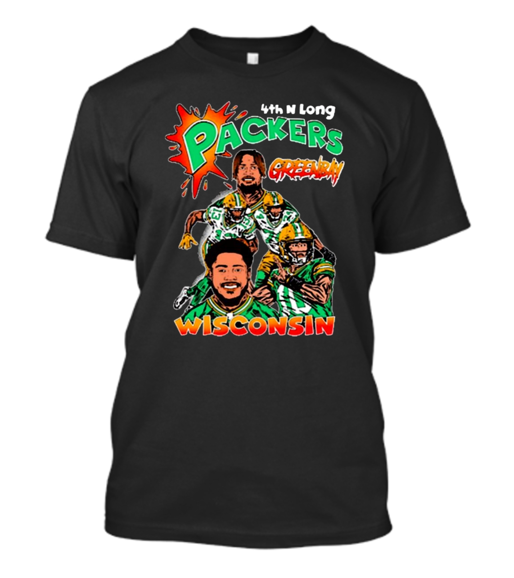 4th N Long Packers Green Bay Wisconsin T-Shirt