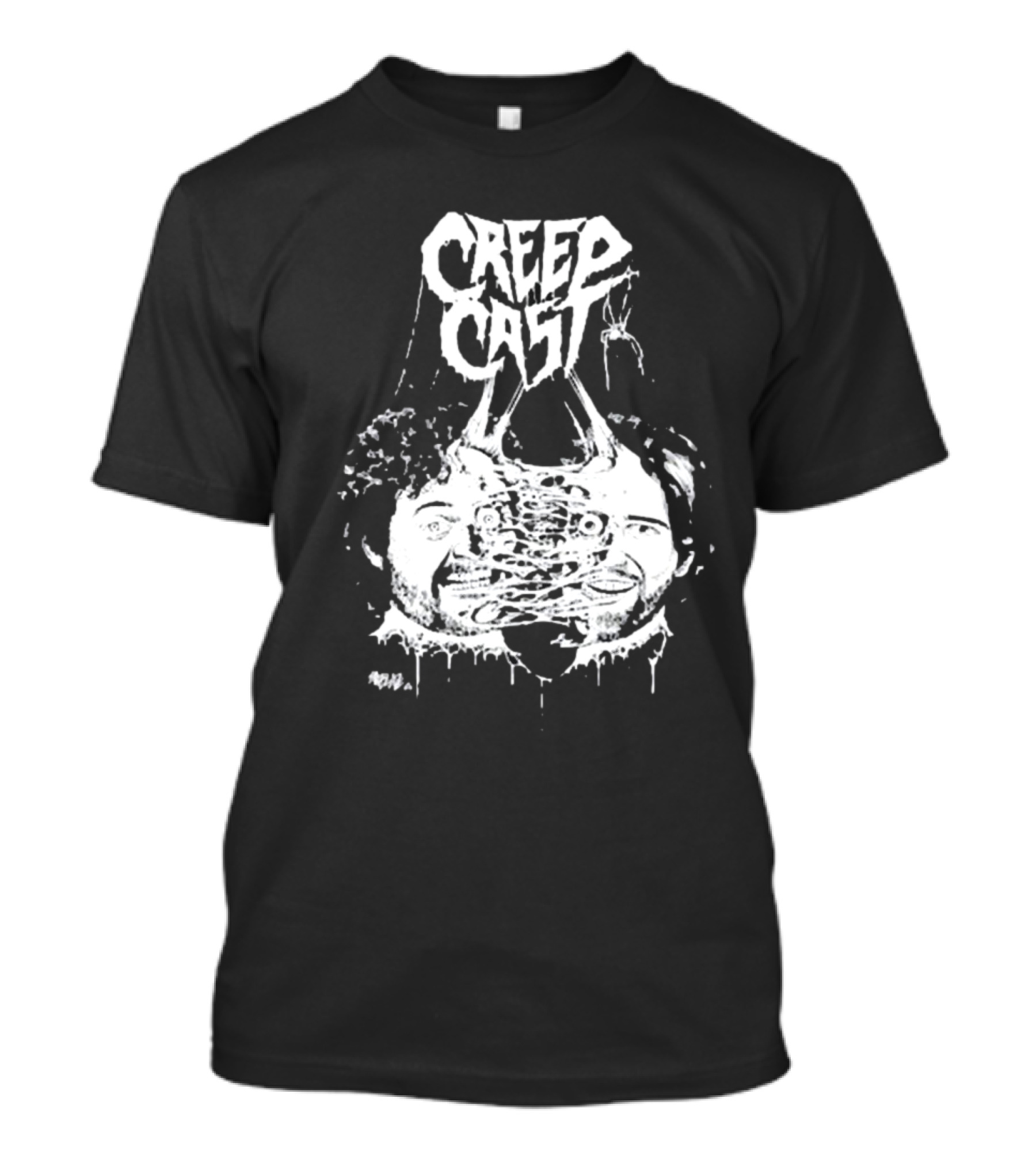 Papa Meat Creep Cast Horror Podcast Faces T-Shirt