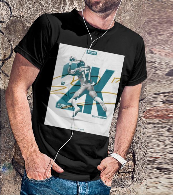 Jacksonville Jaguars TE Evan Engram 2K Receiving Yards As A Jaguar T-Shirt