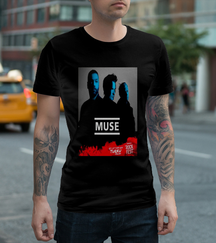 Muse Rock Fest Turku Finland 12th-14th June 2025 T-Shirt