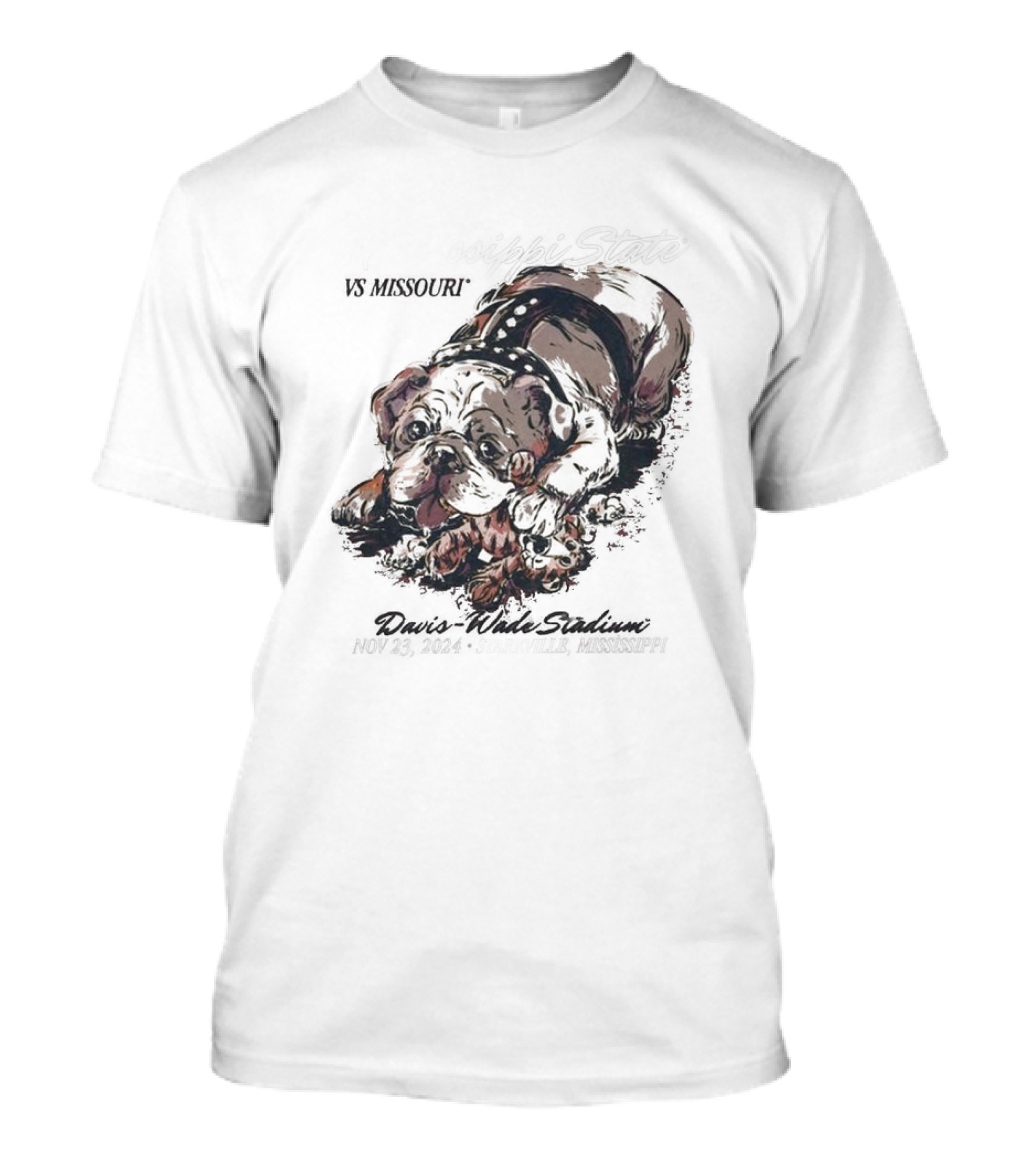 Mississippi State Vs Missouri Davis-Wade Stadium Nov 23 T-Shirt