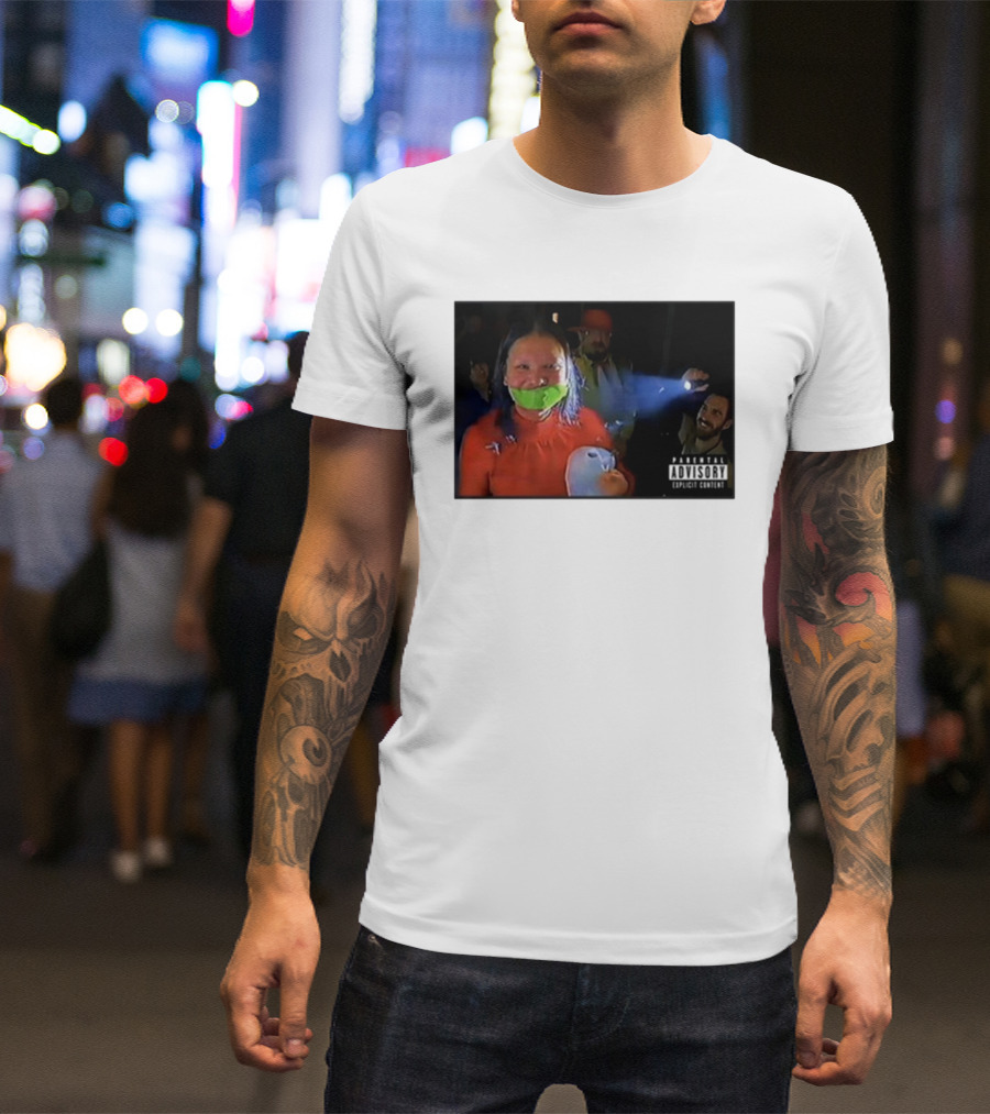 Trishabriellee Fishtank Parental Advisory Explicit Content T-Shirt
