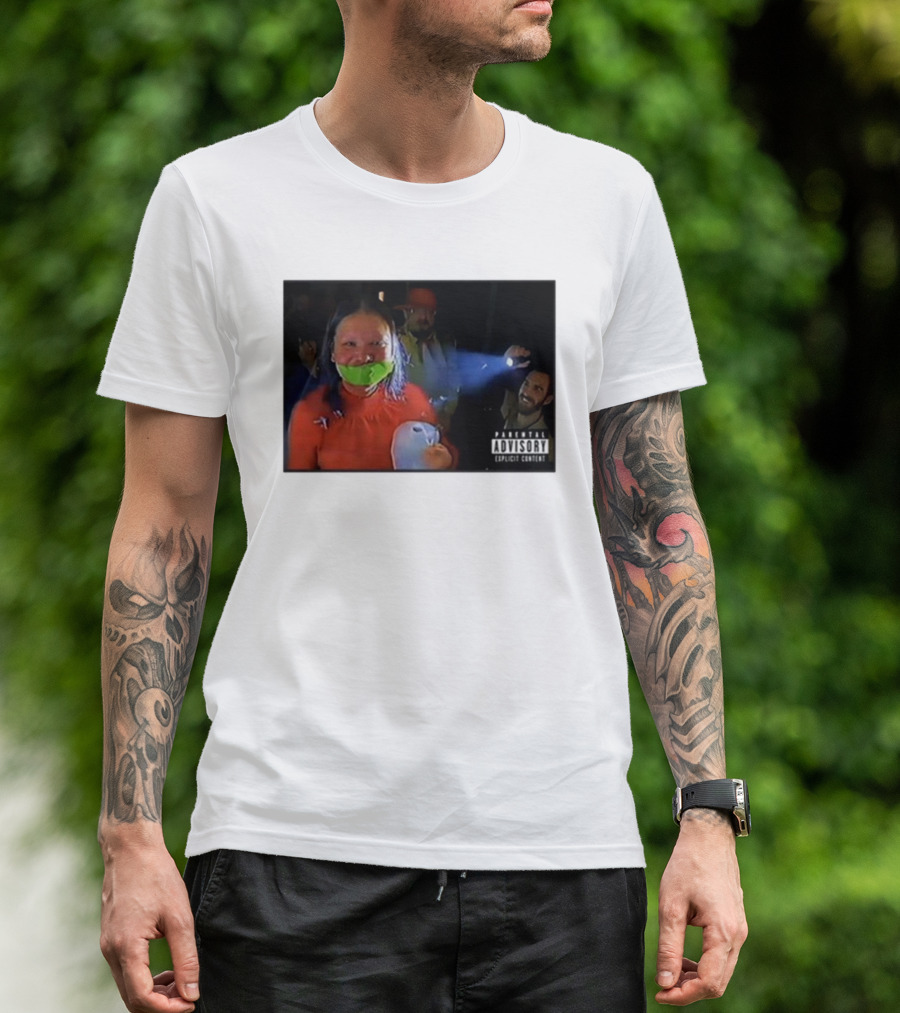Trishabriellee Fishtank Parental Advisory Explicit Content T-Shirt