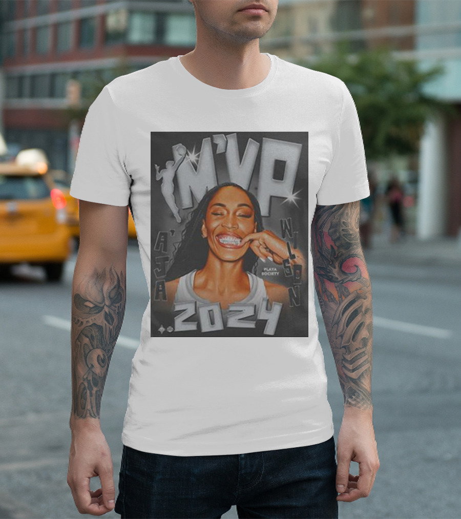 A'ja Wilson MVP Playa Society T-Shirt