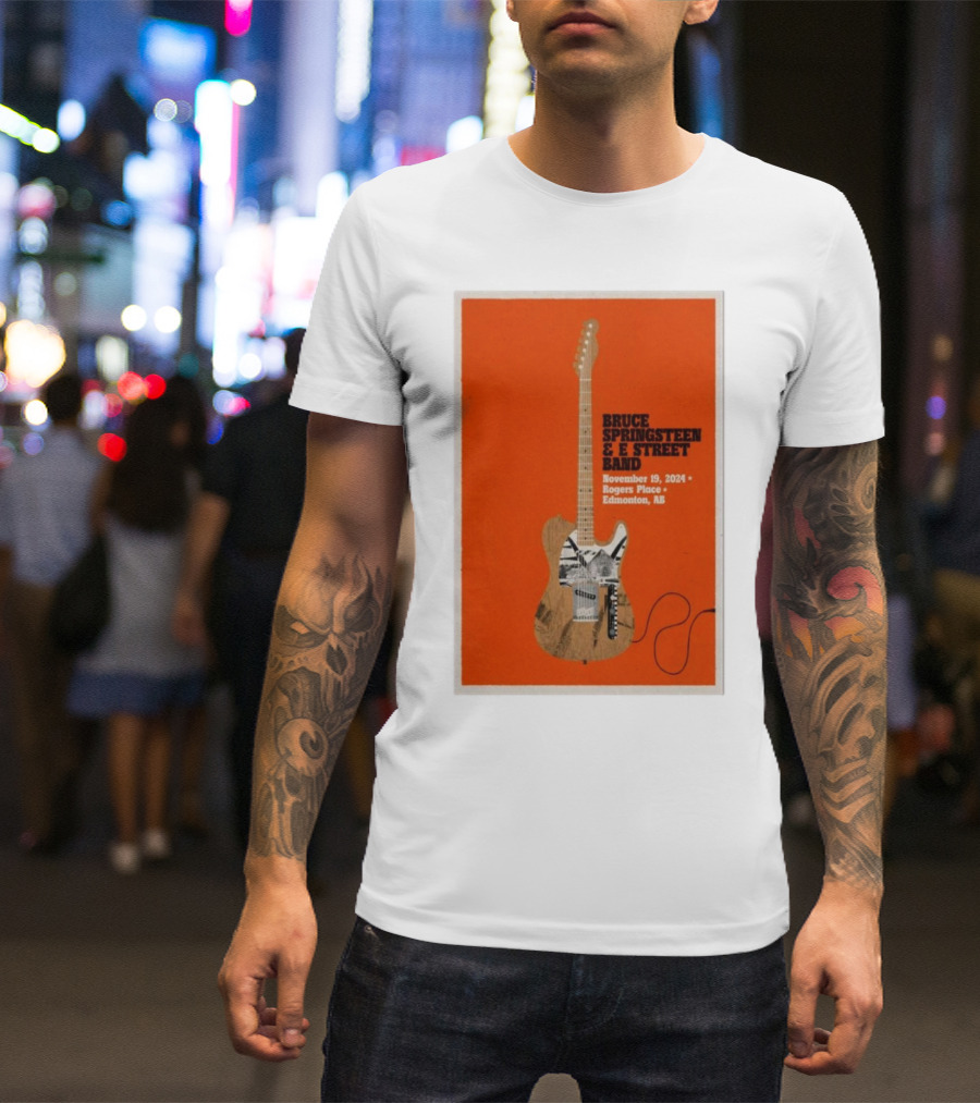 Bruce Springsteen And E Street Band Rogers Place Edmonton November 19 T-Shirt