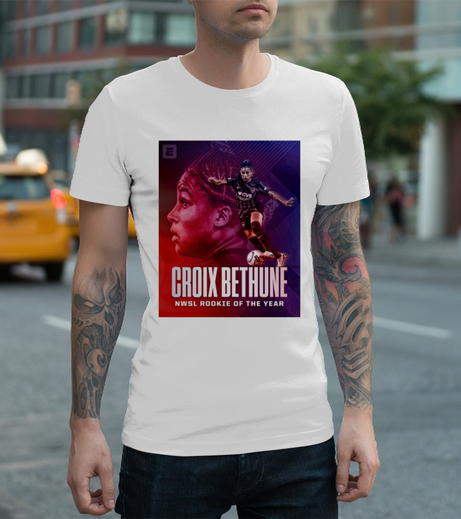 Croix Bethune NWSL Rookie of the Year T-Shirt