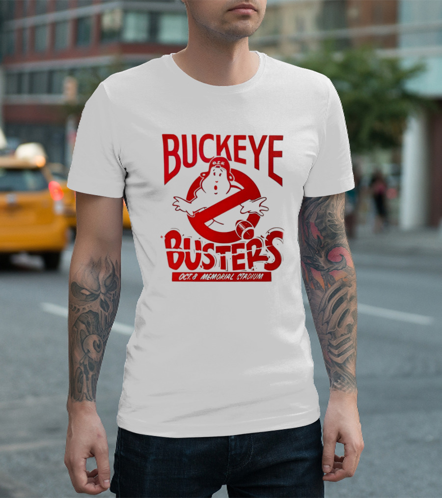 Buckeye Busters Oct 8 Memorial Stadium Indiana Hoosiers OSU T-Shirt