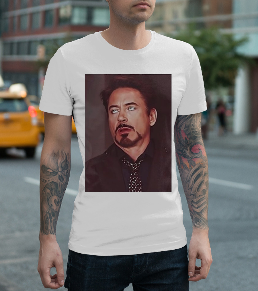 The RDJ Eye Roll Meme Face T-Shirt