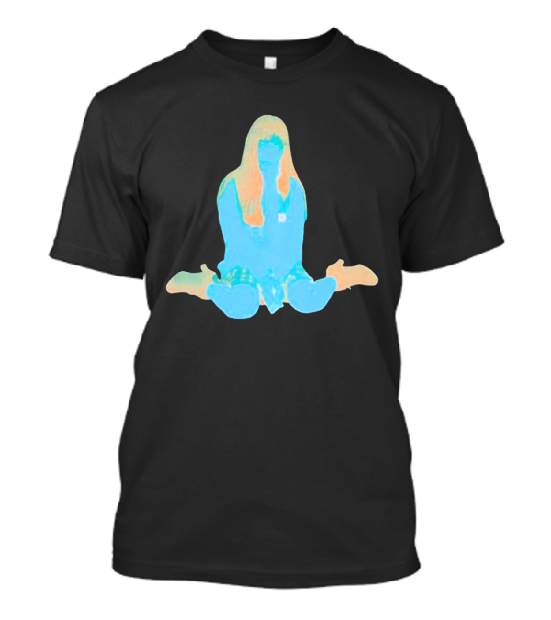 Poison Girl Friend J-Digs X Nts Girl Friend Colorful Seated T-Shirt