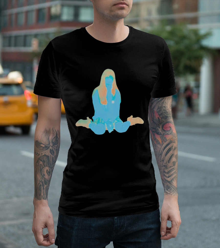 Poison Girl Friend J-Digs X Nts Girl Friend Colorful Seated T-Shirt