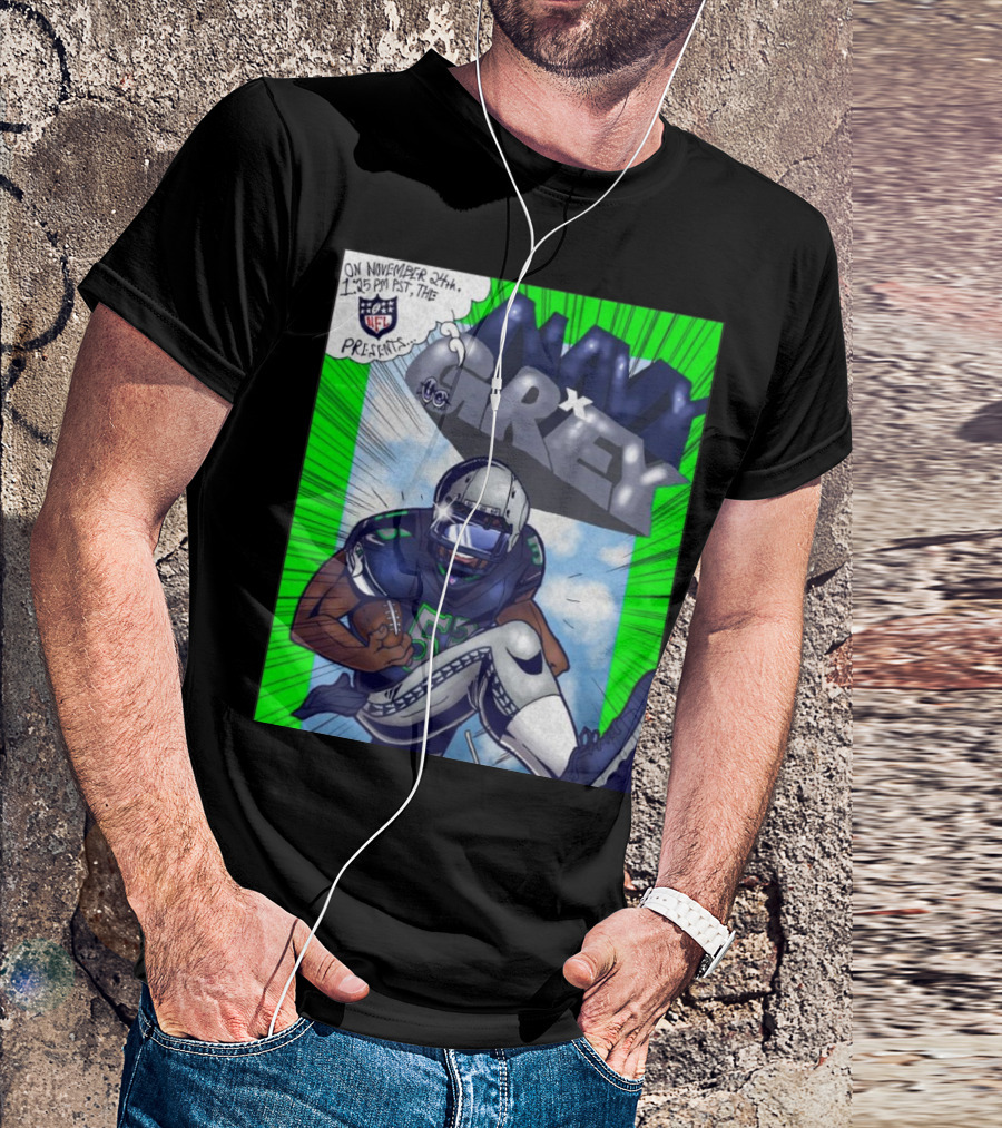 Seattle Seahawks Navy X Grey November 24th 1:25 PM PST The NFL Presents T-Shirt