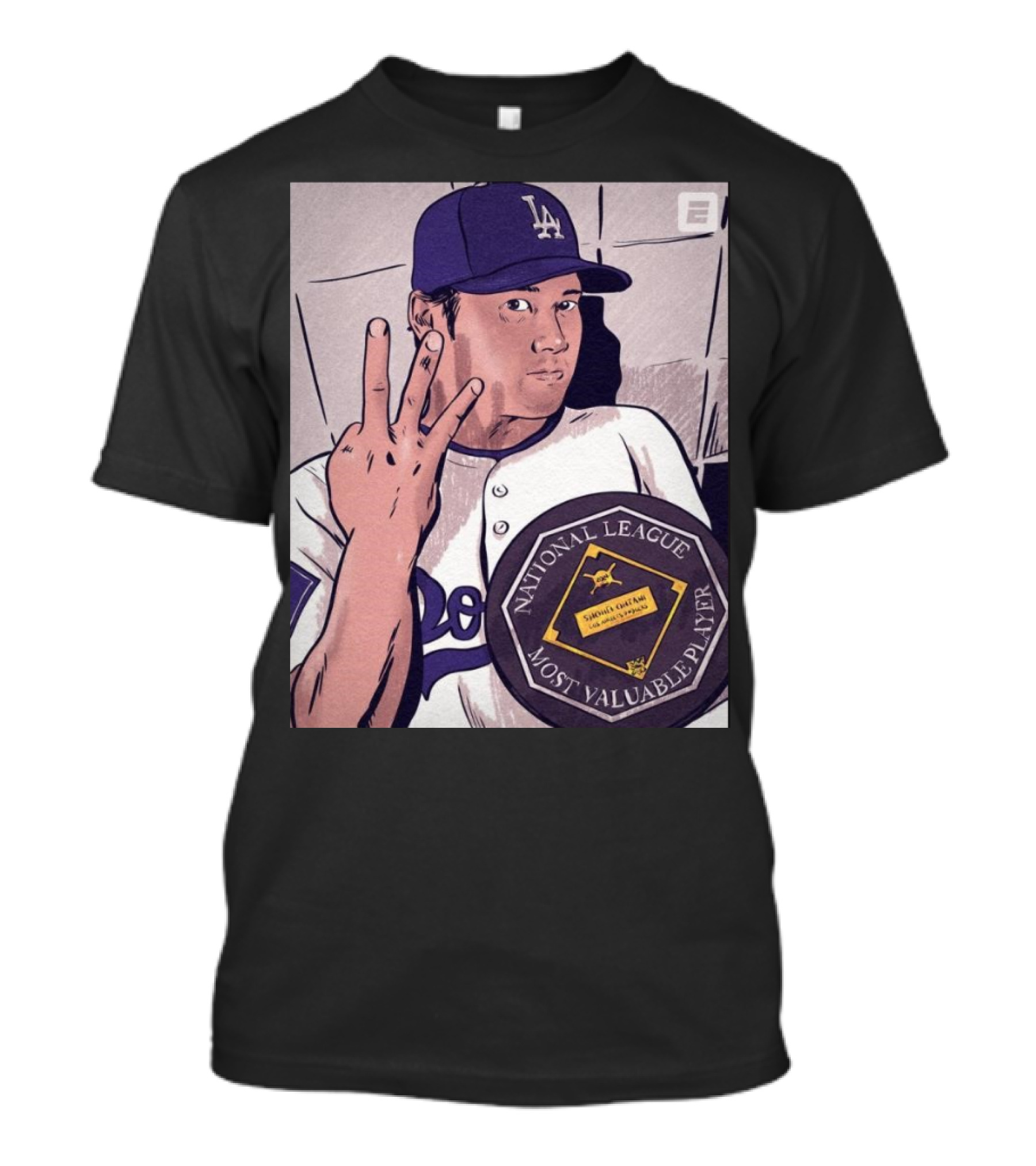 Shohei Ohtani LA Dodgers 2024 National League Most Valuable Player Wins Third MVP Award T-Shirt