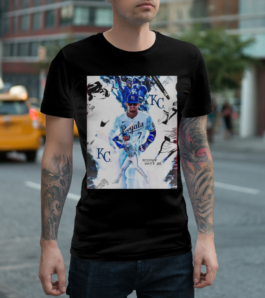 Bobby Witt Jr. Kansas City Royals MLB KC Royals Star Highlights T-Shirt