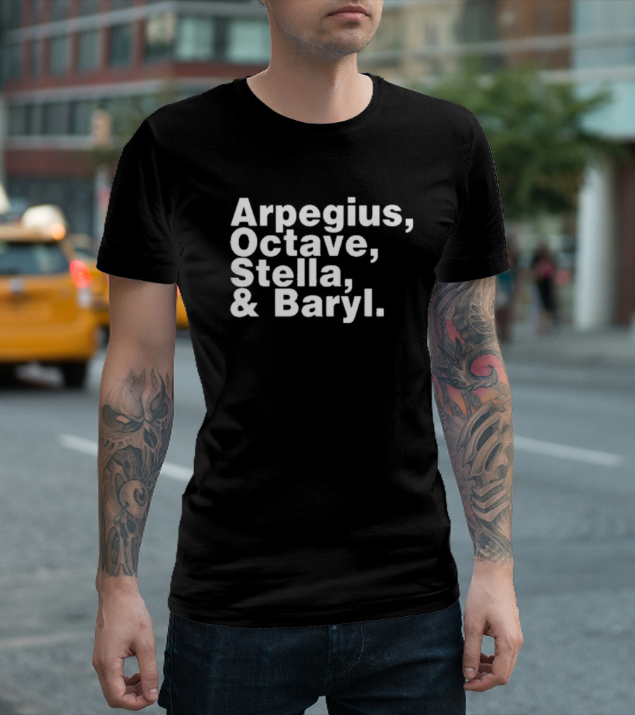 Daft Punk Arpegius, Octave, Stella, and Baryl T-Shirt
