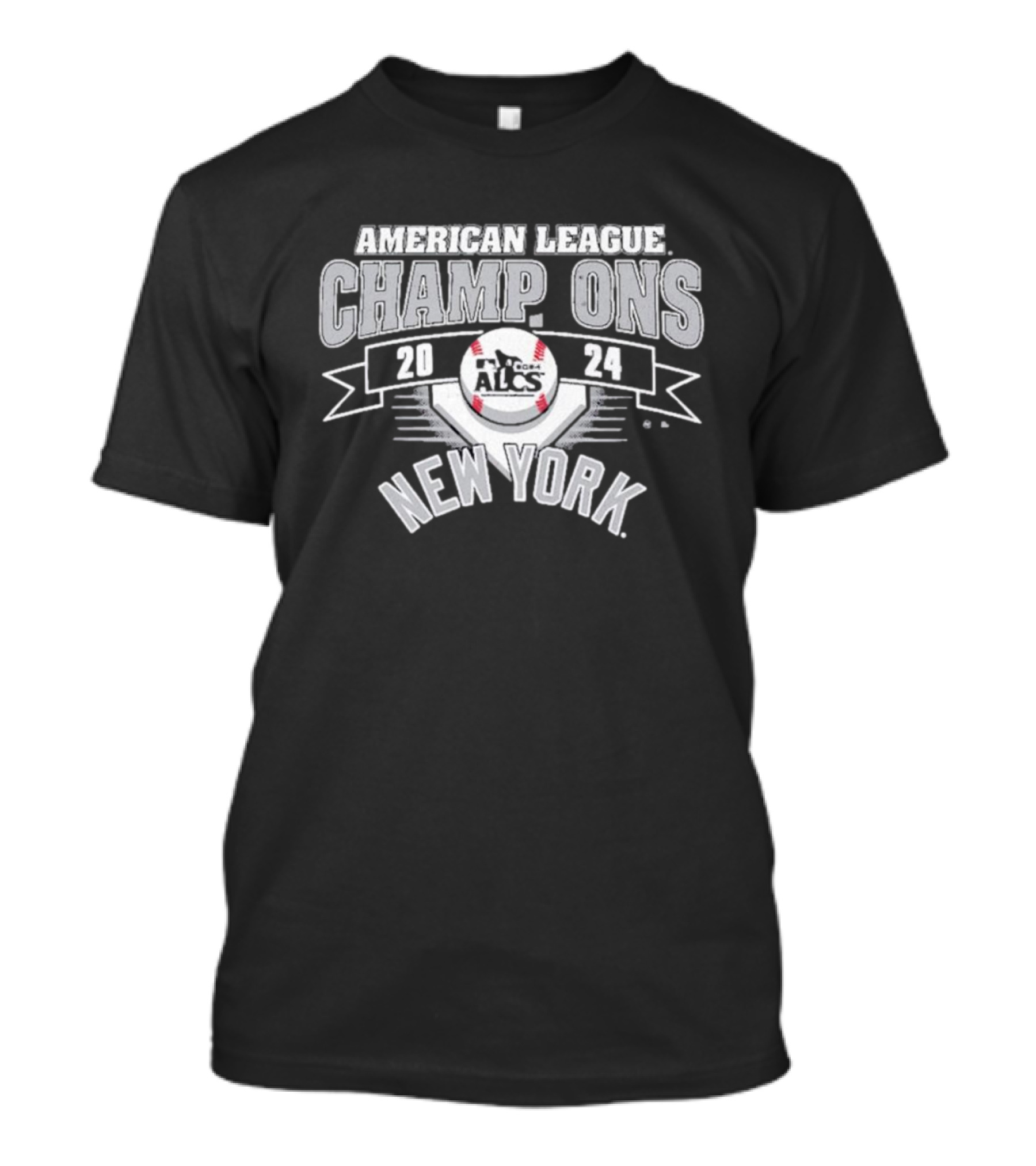 New York Yankees 2024 MLB ALCS American League Champions Vintage Franklin T-Shirt