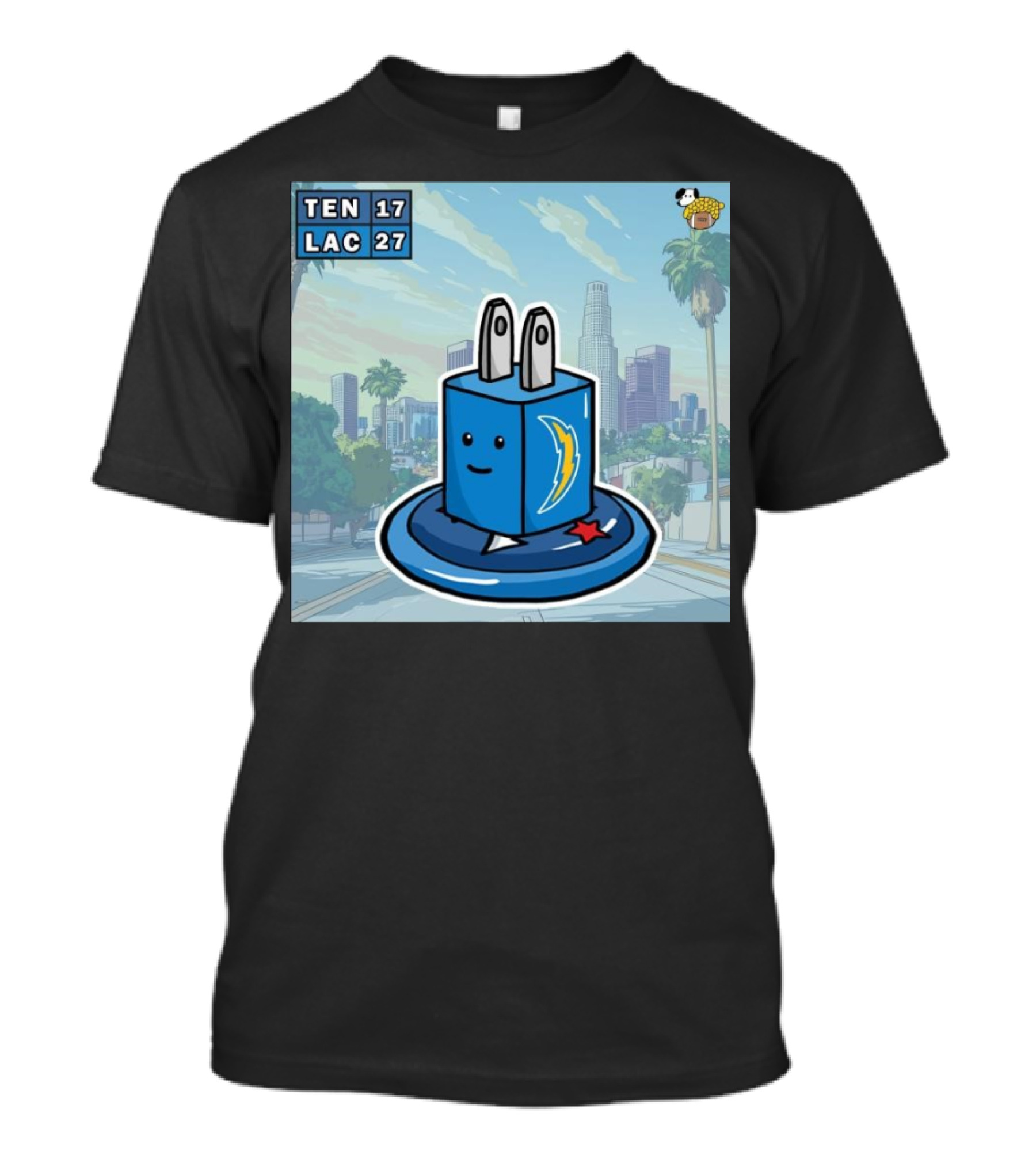Los Angeles Chargers Victory Over Tennessee Titans 27-17 In NFL Week 10 T-Shirt