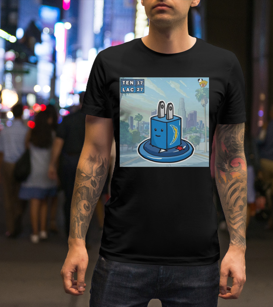 Los Angeles Chargers Victory Over Tennessee Titans 27-17 In NFL Week 10 T-Shirt