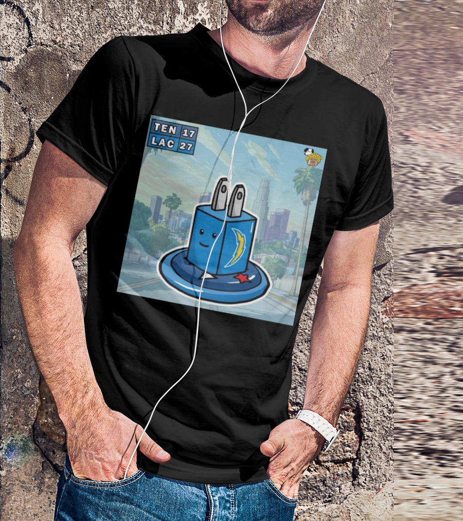 Los Angeles Chargers Victory Over Tennessee Titans 27-17 In NFL Week 10 T-Shirt