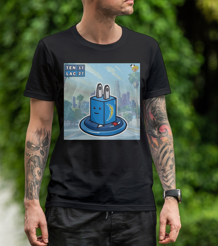 Los Angeles Chargers Victory Over Tennessee Titans 27-17 In NFL Week 10 T-Shirt