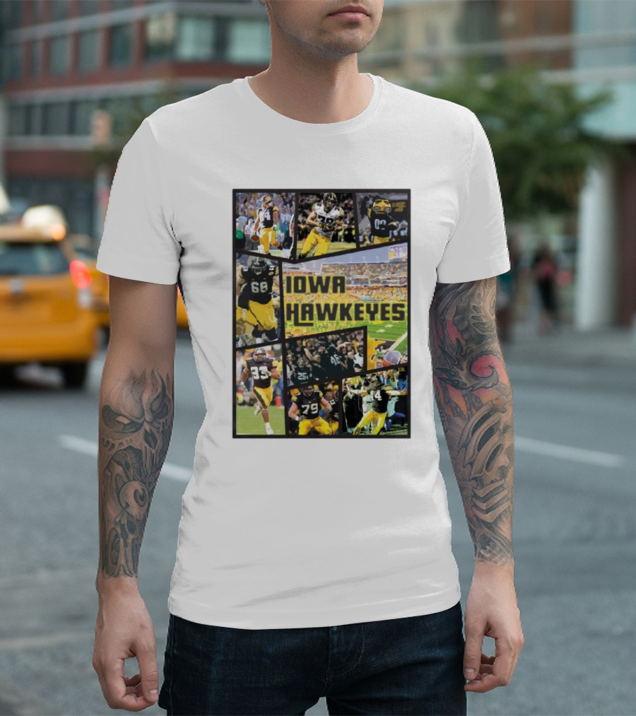 Iowa Hawkeyes Football Players Grand Theft Auto T-Shirt