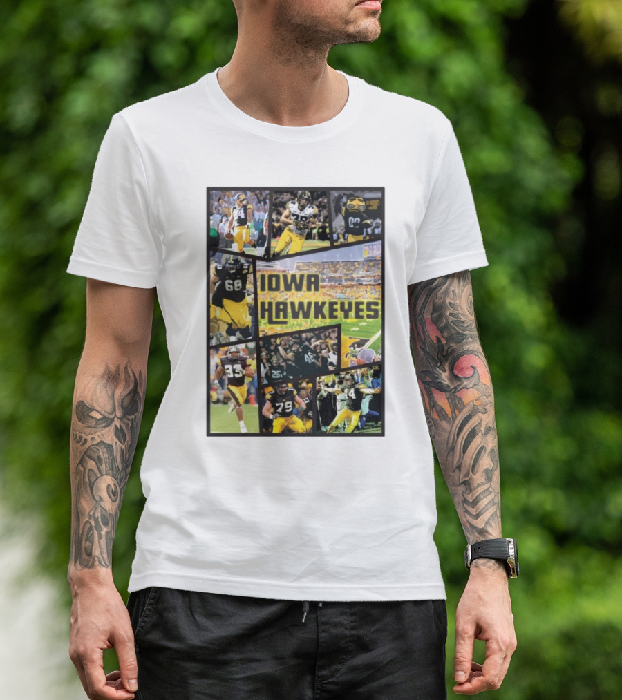 Iowa Hawkeyes Football Players Grand Theft Auto T-Shirt